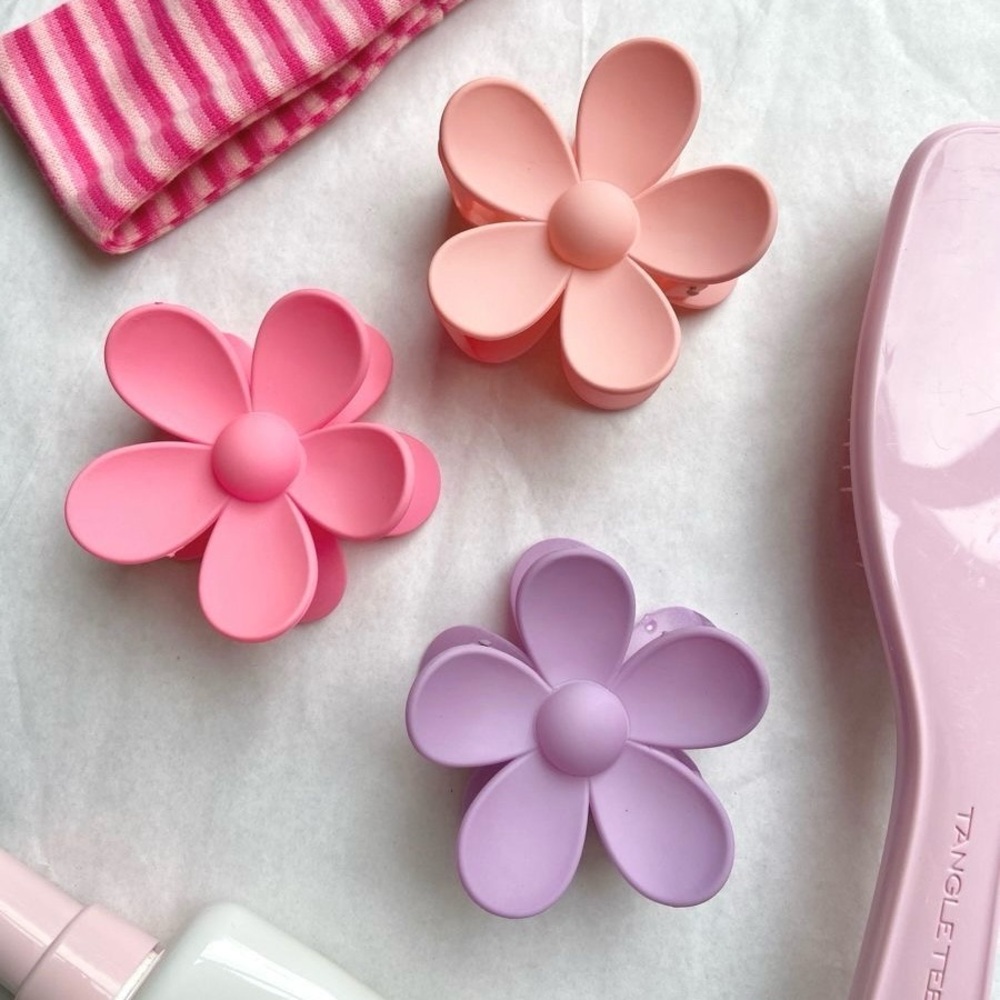 3PC Large Flower Hair Clips 🌸🍦☀️